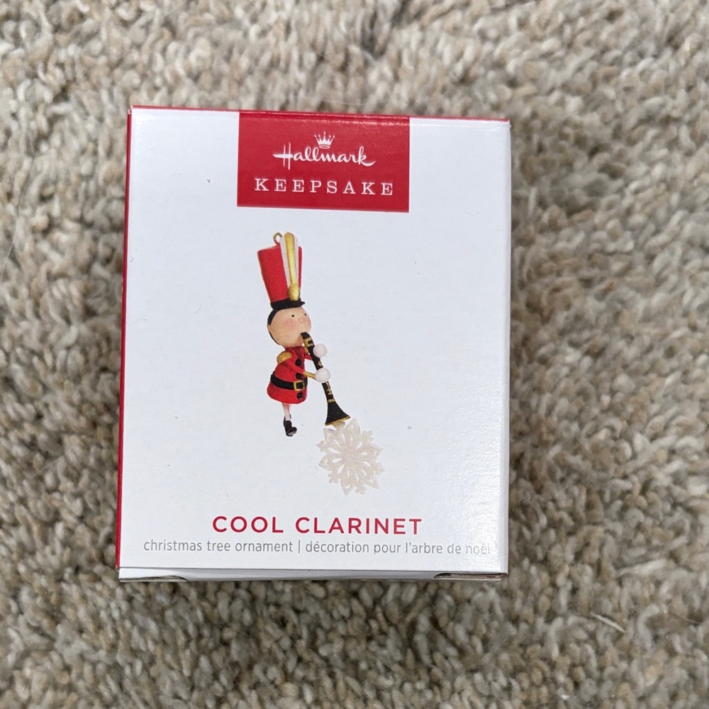 Hallmark Keepsake Clarinet Ornament - Red and Black